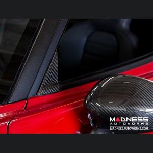 Alfa Romeo 4C Door Trim - Carbon Fiber - Exterior Door Triangle Trim